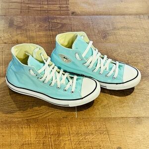 Converse Turquoise High-Top Sneakers